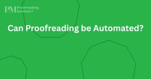 Can Proofreading be Automated
