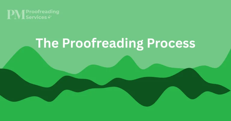 The Proofreading Process