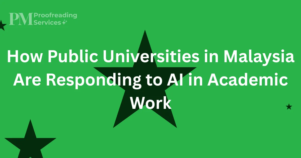 How Public Universities in Malaysia Are Responding to AI in Academic Work