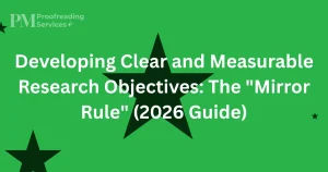 Developing Clear and Measurable Research Objectives The Mirror Rule (2026 Guide)