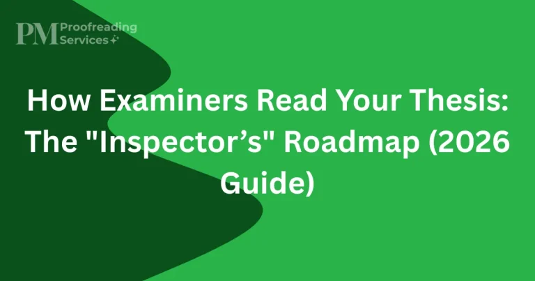 How Examiners Read Your Thesis The Inspector’s Roadmap (2026 Guide)