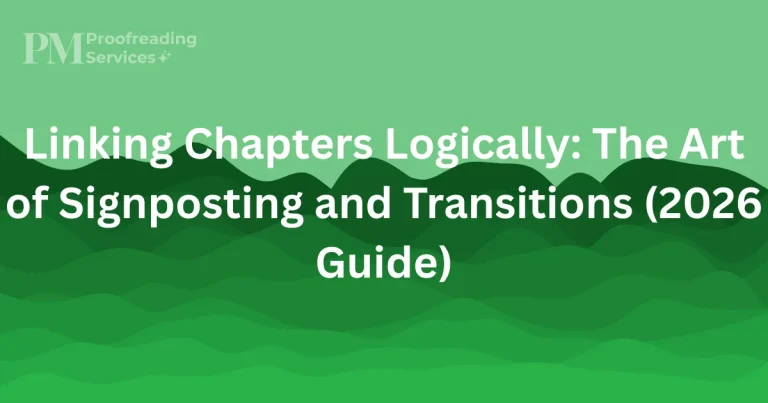 Linking Chapters Logically The Art of Signposting and Transitions (2026 Guide)